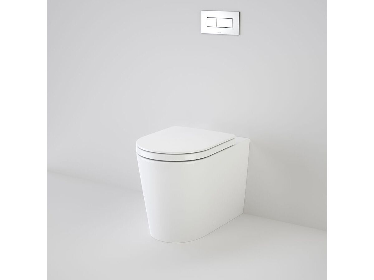 reece Caroma Liano Wall Faced Invisi II Back Inlet Toilet Suite White (4 Star)