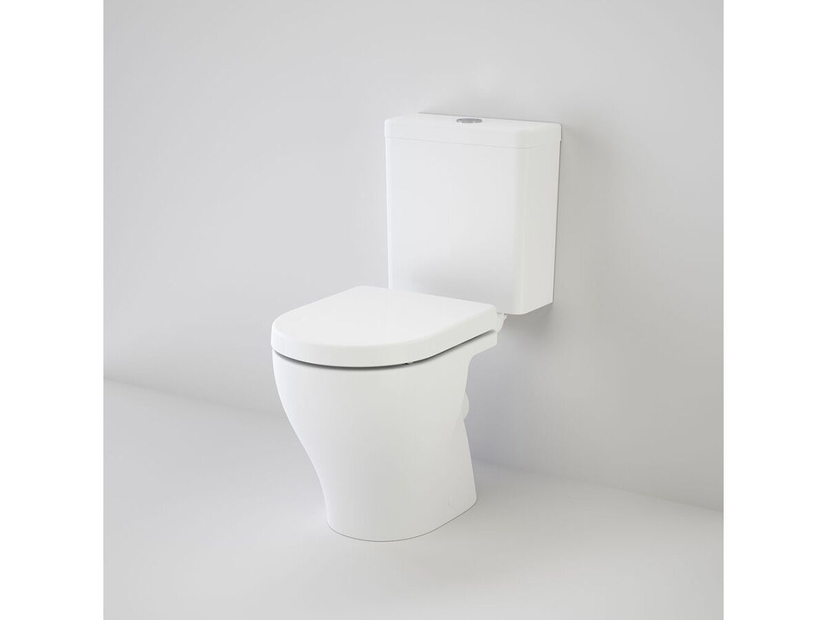 reece Caroma Luna Cleanflush Close Coupled P Trap Back Entry Toilet Suite White (4 Star)