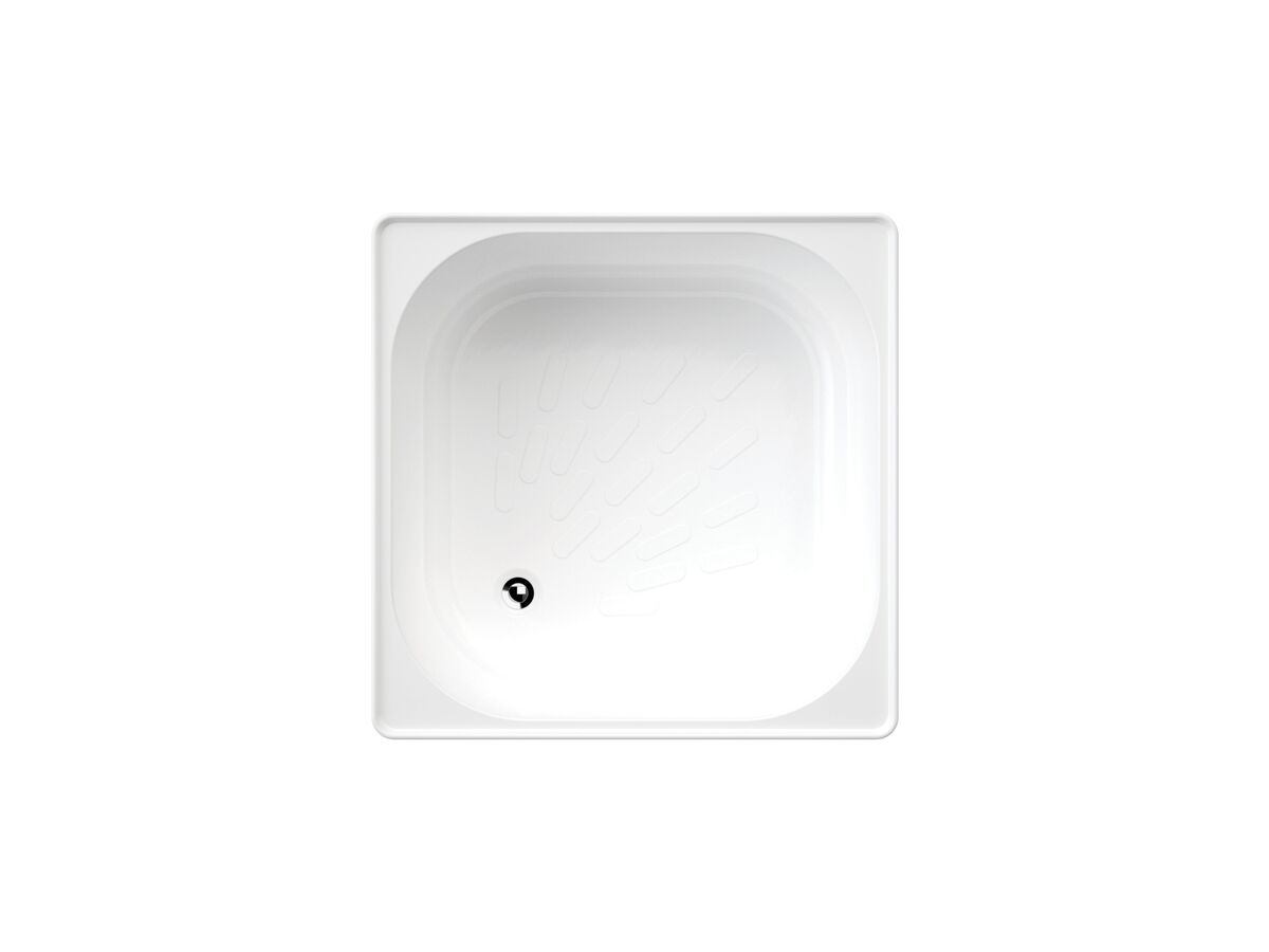 reece Caroma Mayfair Pressed Steel Shower Bath White