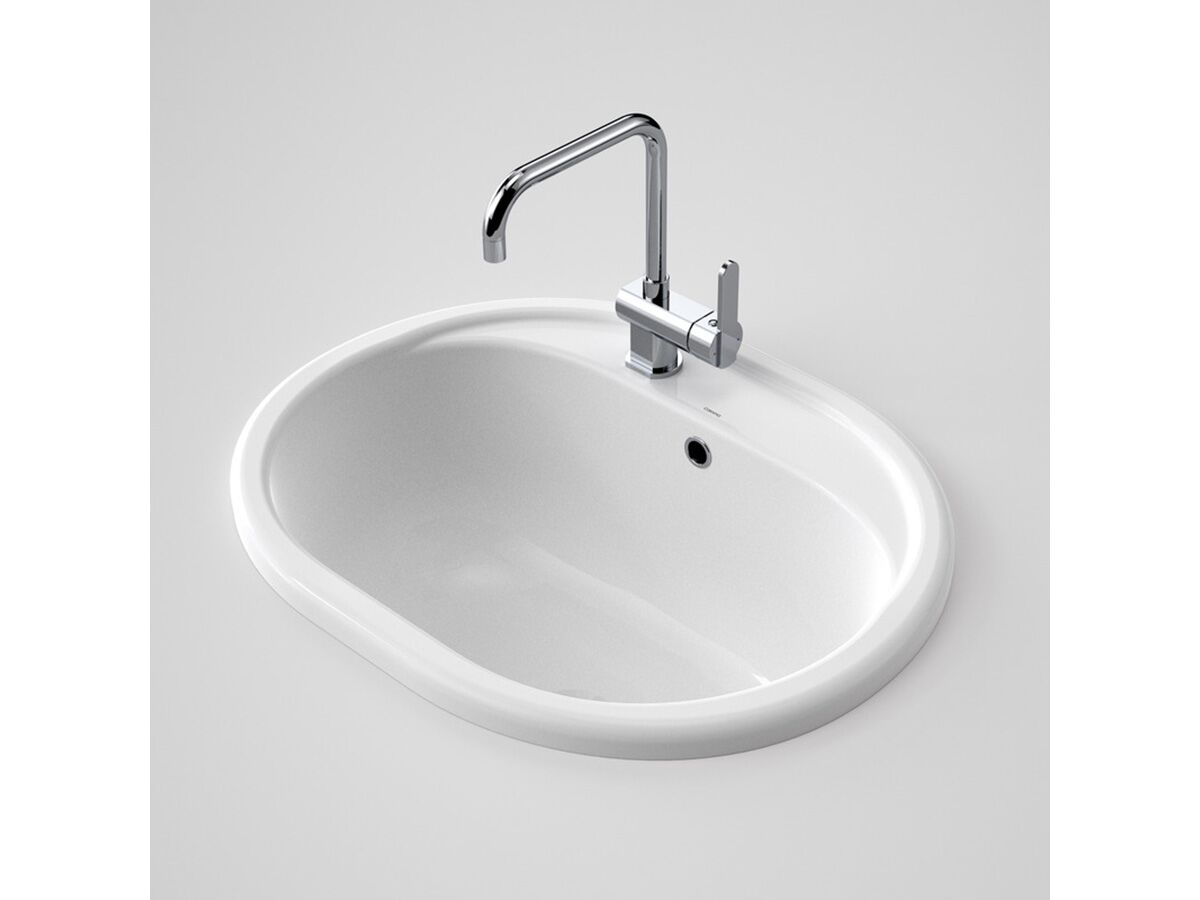 reece Caroma Metro 35 Litre Utility Laundry Basin No Taphole White