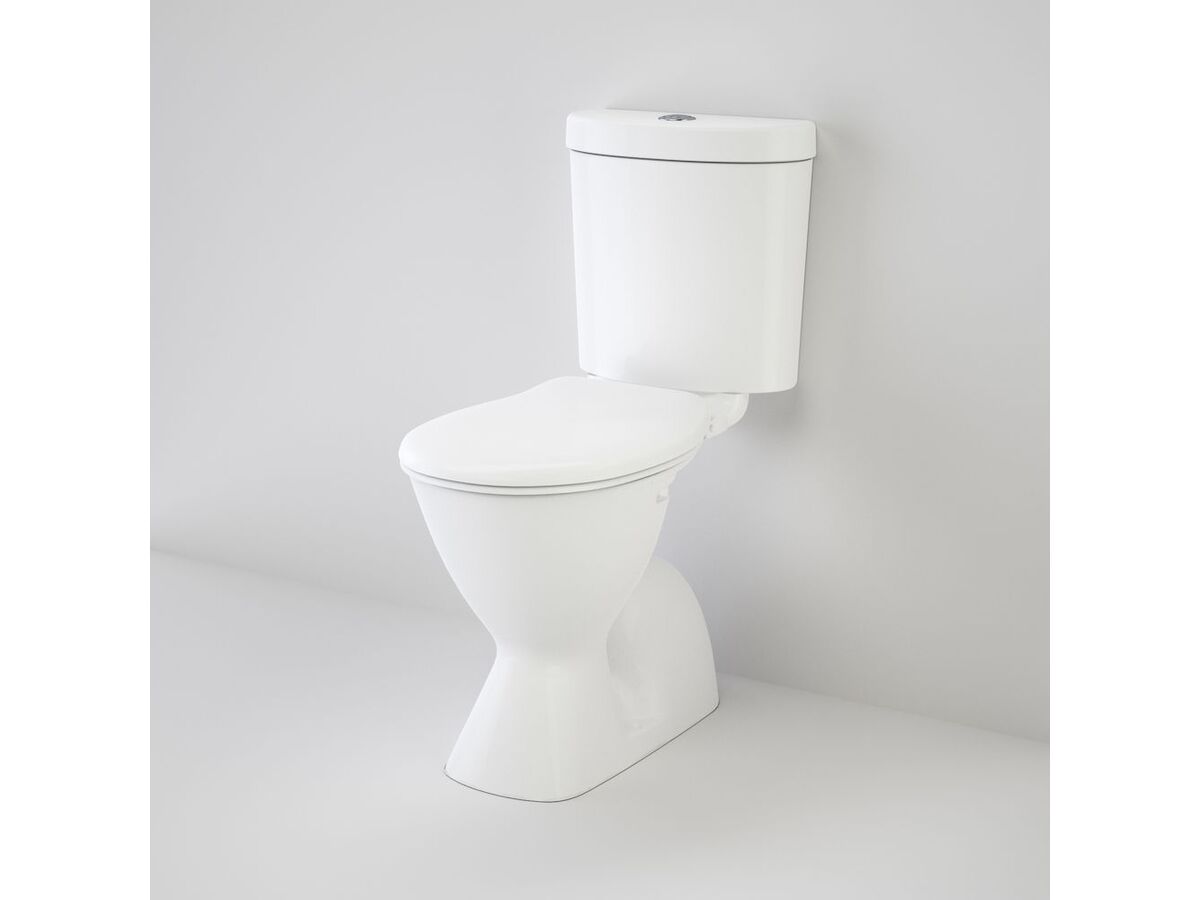 reece Caroma Profile 4 Easy Height Connector S Trap Bottom Inlet Toilet Suite Trident Standard Seat White (4 Star)