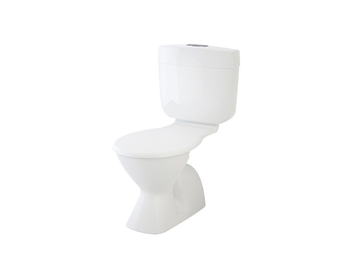reece Caroma Slimline Concorde Connector Suite with Seat S Trap White (4 Star)