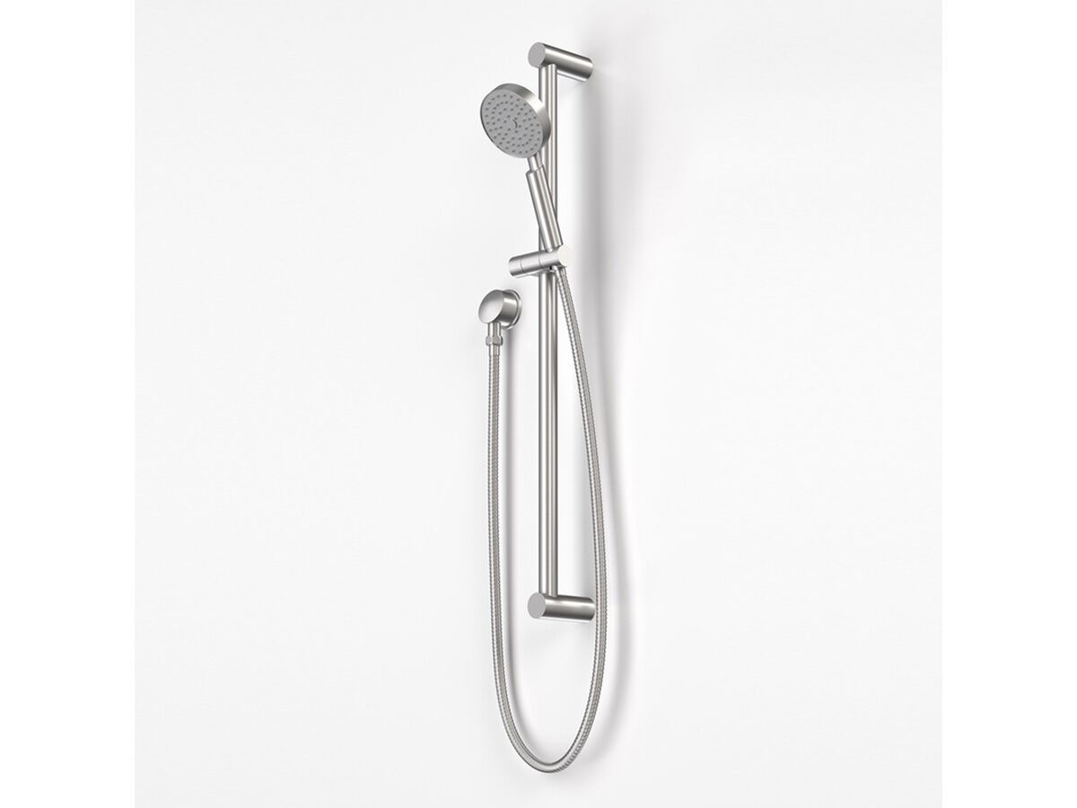 reece Caroma Titan 1 Function Rail Shower with Round Hand Piece Stainless Steel (3 Star)