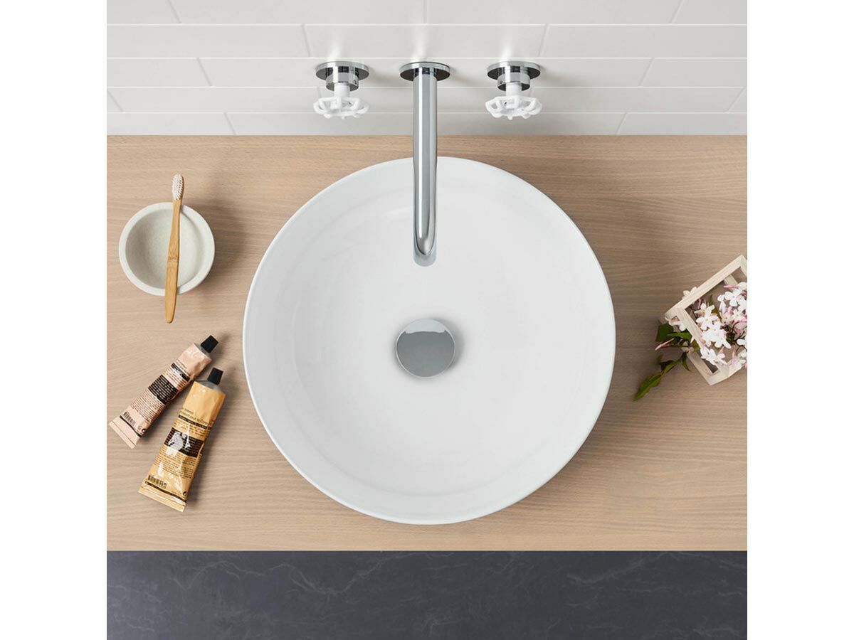 Reece Caroma Tribute Artisan Round 405 Above Counter Vanity Basin No Taphole No Overflow
