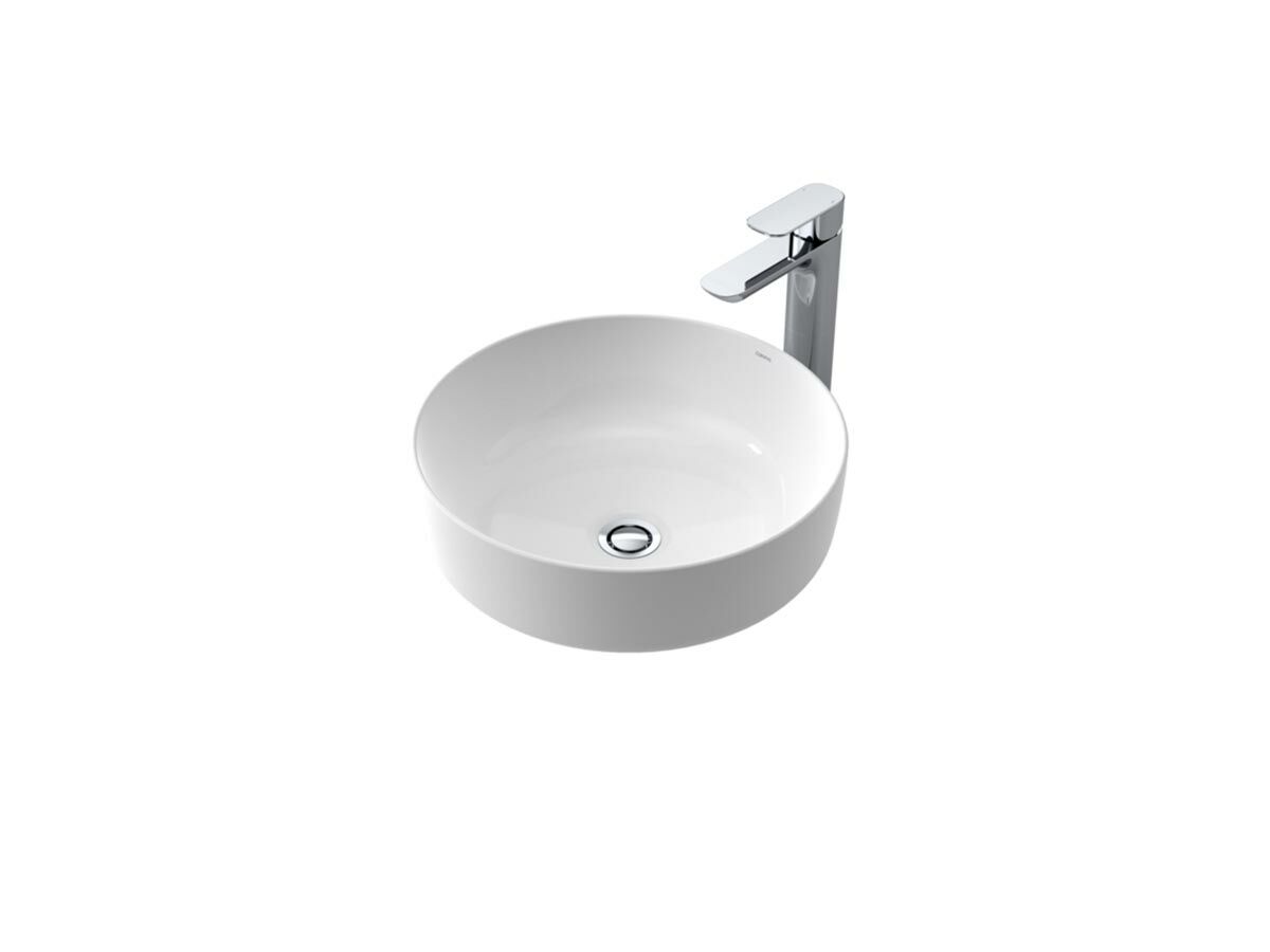 reece Caroma Tribute Artisan Round 405 Above Counter Vanity Basin No Taphole No Overflow