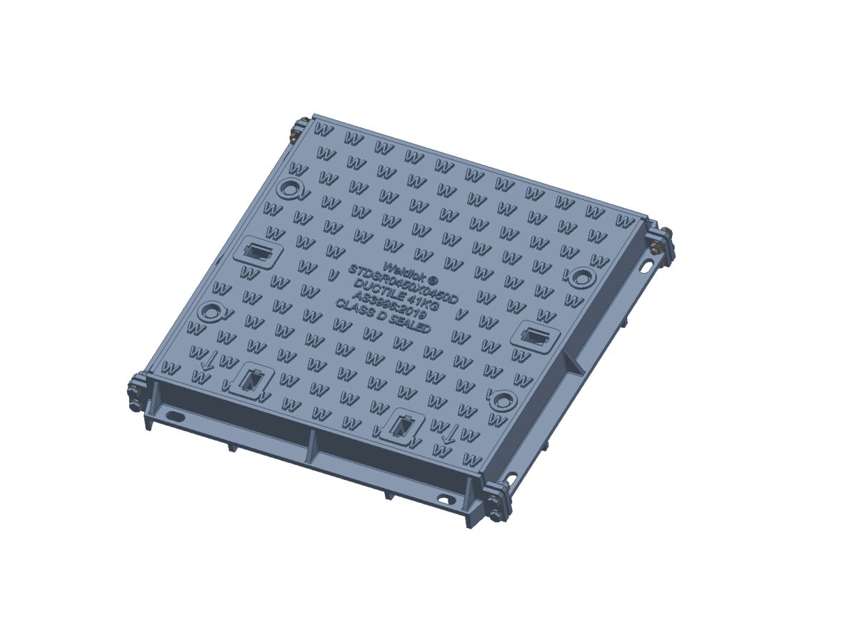 reece Cast Iron Cover/Frame 450mm x 450mm Class D Solid Top