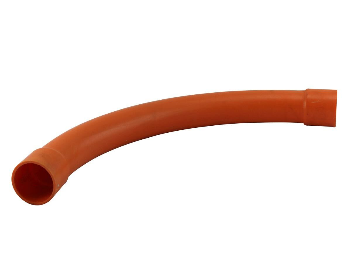 reece Conduit Bend 125mm x 22.5 Degree 1200 Radius Heavy Duty Orange SC