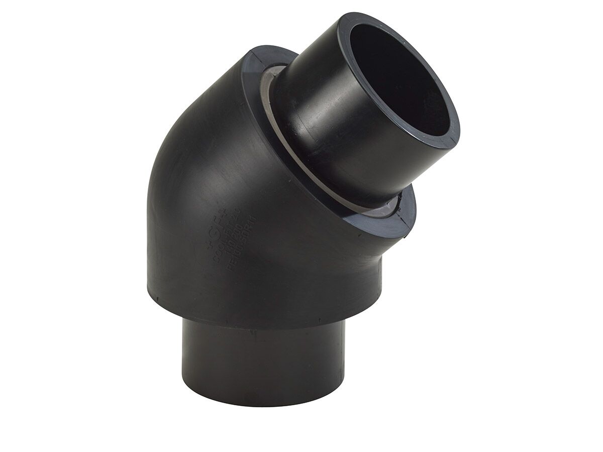 reece Cool-Fit 2.0 Insulated Long Spigot Elbow 45 Degree PN16 140mm