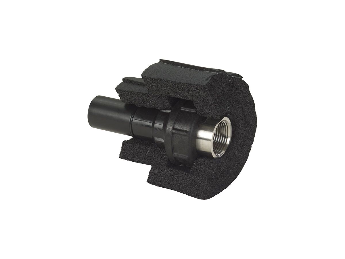 reece Cool-Fit 2.0 Insulated Union Adaptor Stainless Steel 50mm x 40mm Female BSP