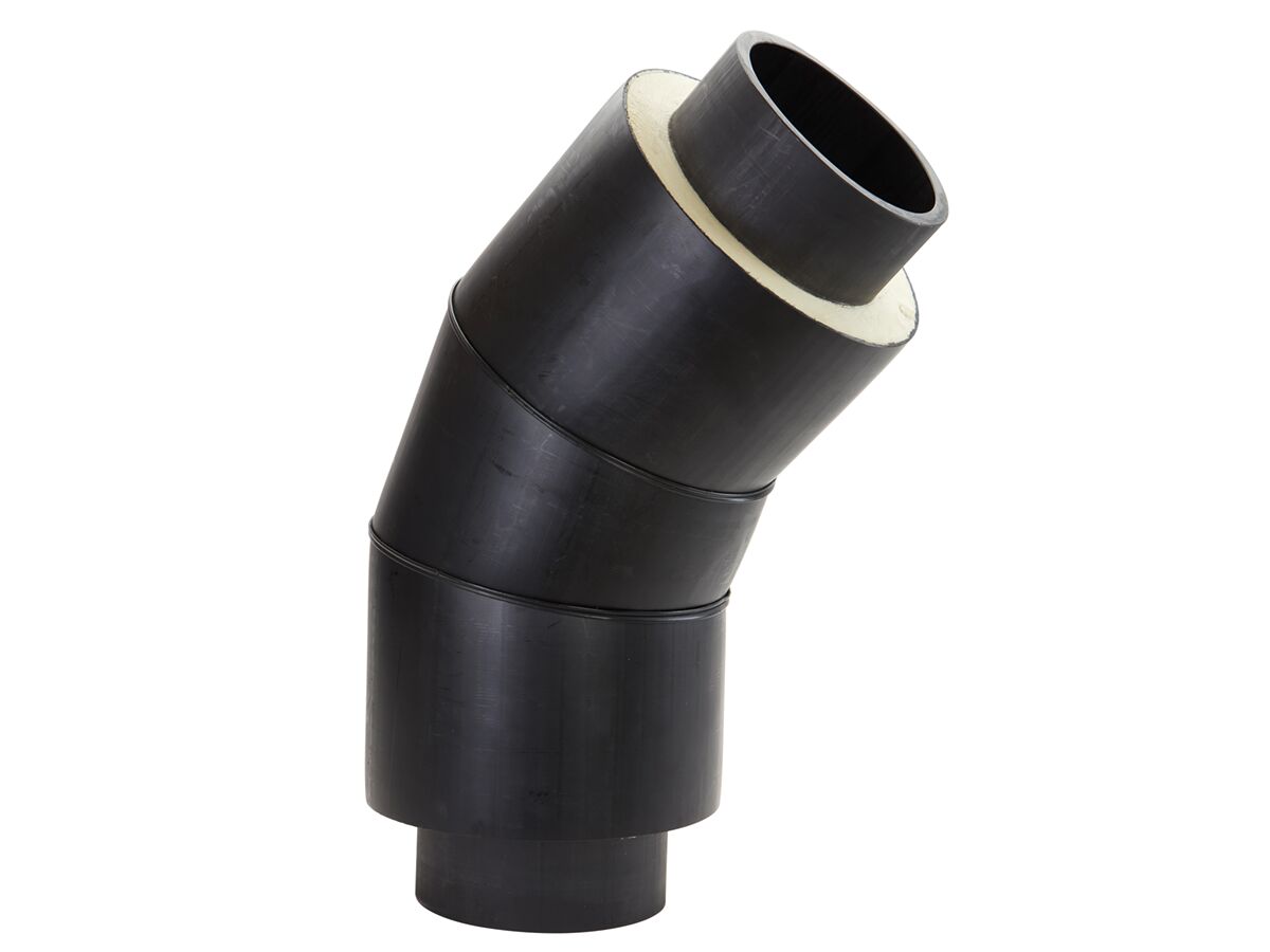 reece Cool-Fit 4.0 Insulated Long Spigot Sweep Bend 45 Degree PN10 250mm
