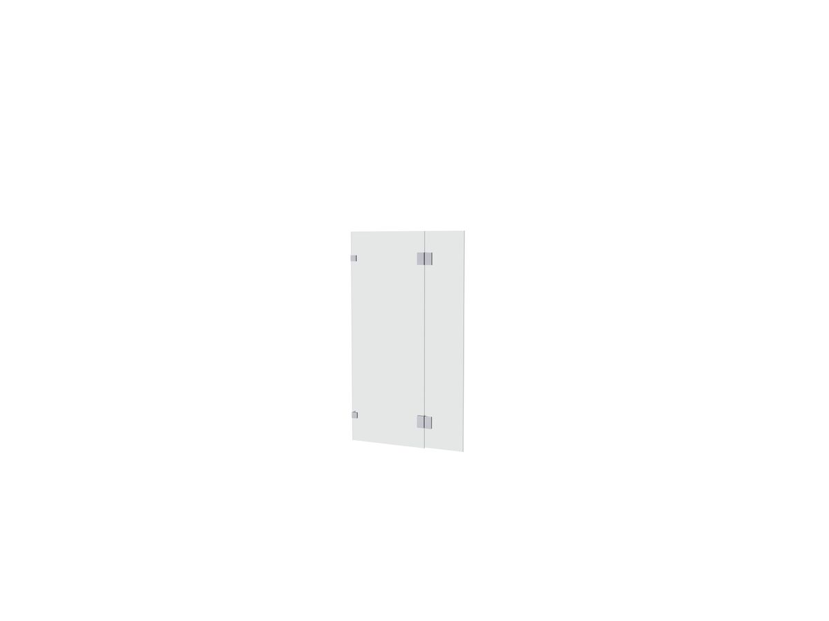 reece Creative Glass Frameless Fix & Swing Panel 1600 x Front 801-1000 Shower Screen Polished Chrome Hardware
