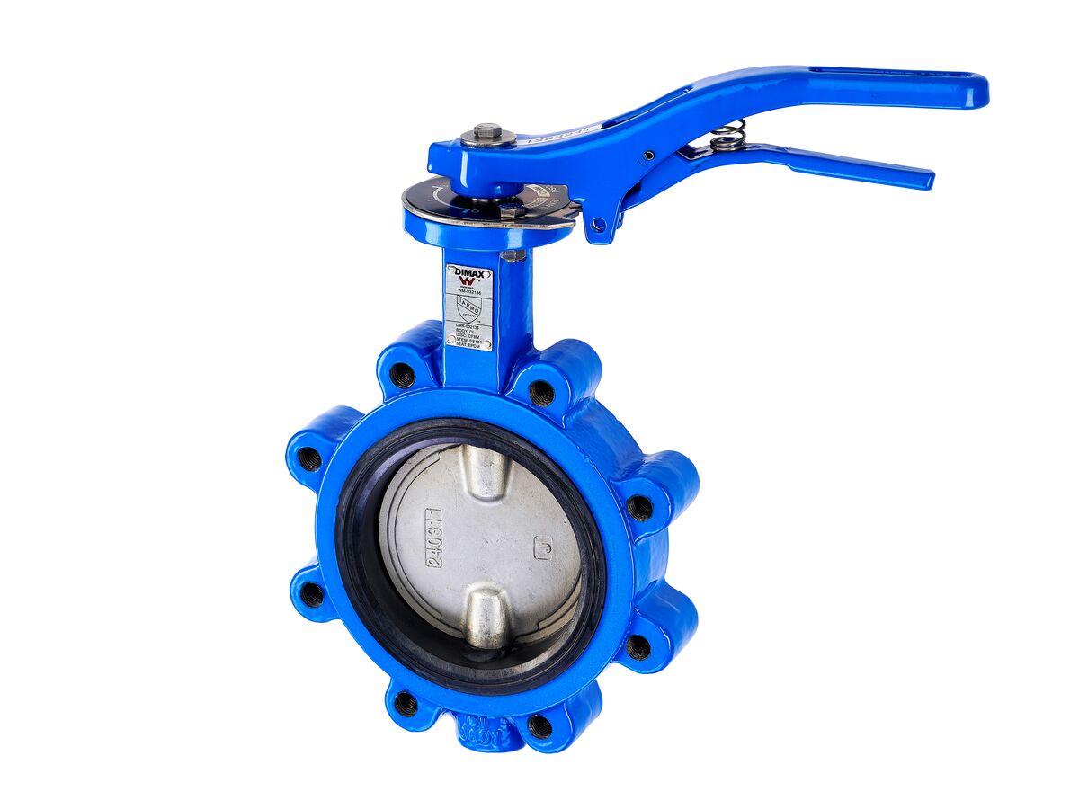 reece Dimax Butterfly Valve Lugged Table D/E Lockable Lever DN 125