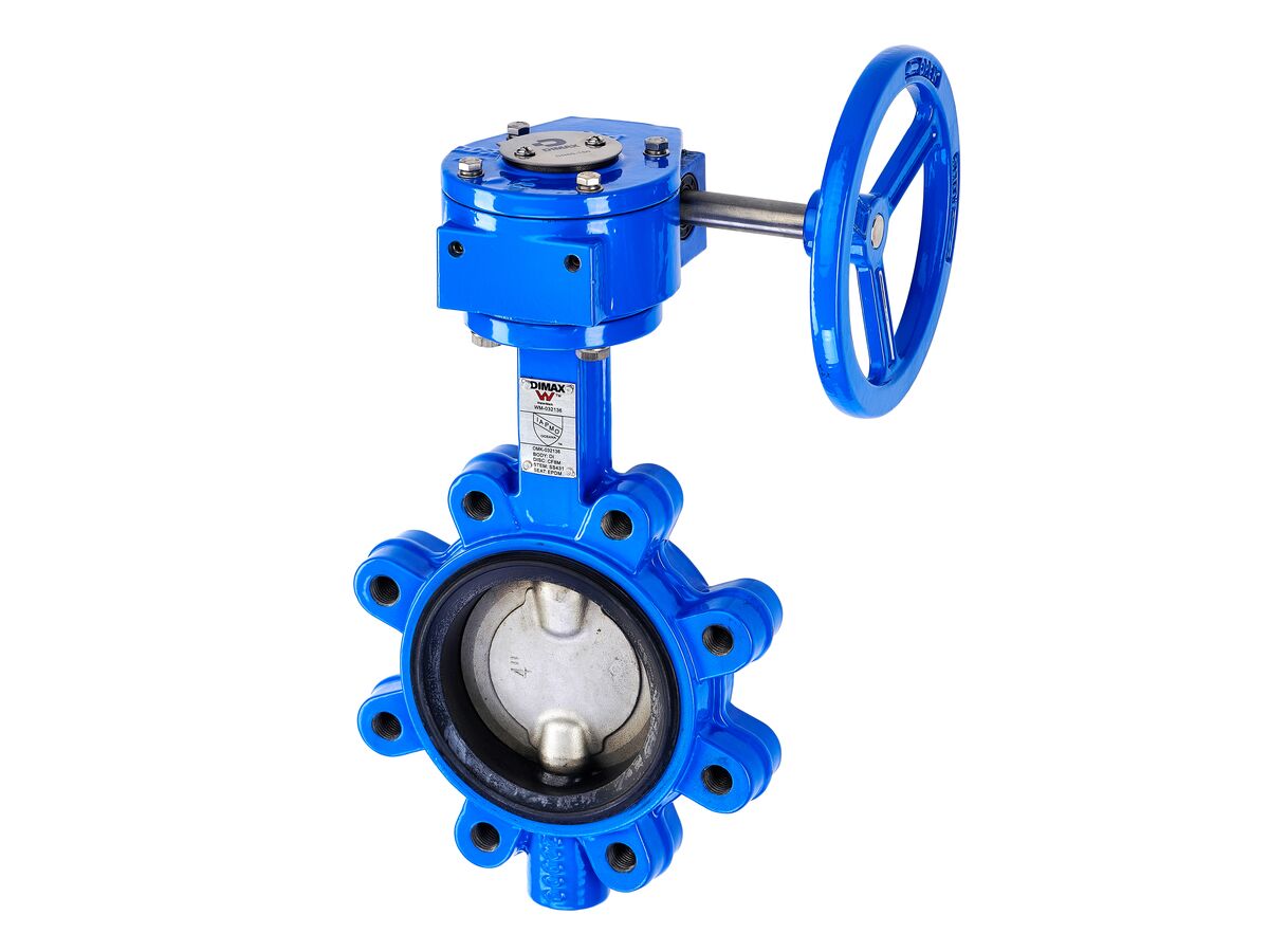 reece Dimax Butterfly Valve Lugged Table E Geared 150mm