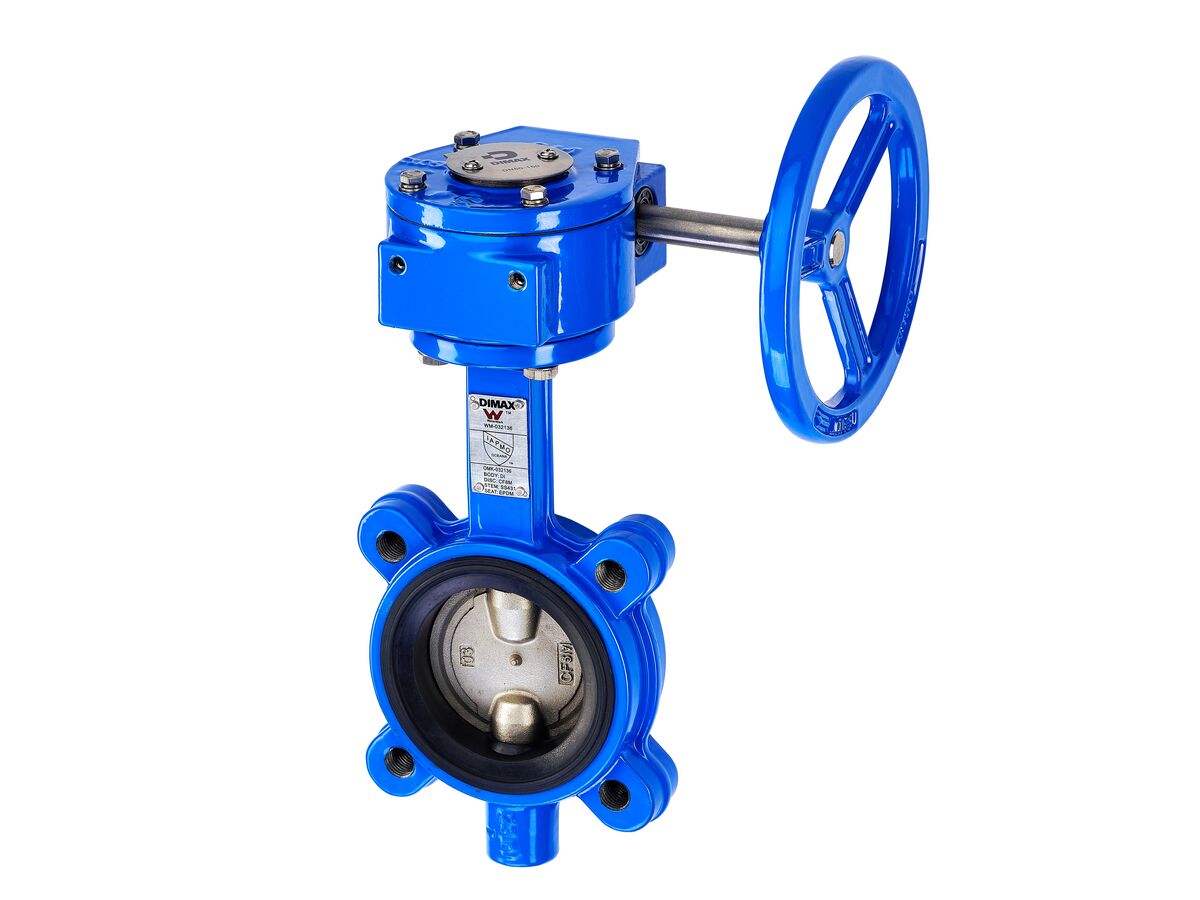 reece Dimax Butterfly Valve Lugged Table E Geared 80mm
