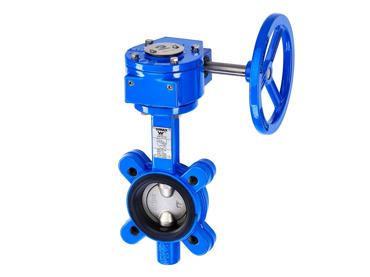 reece Dimax Butterfly Valve Lugged Table E with Gear Operator 65mm