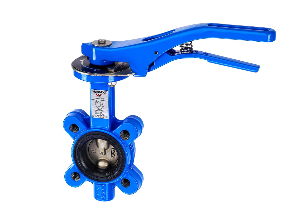 reece Dimax Butterfly Valve Lugged Table E with Handle 50mm