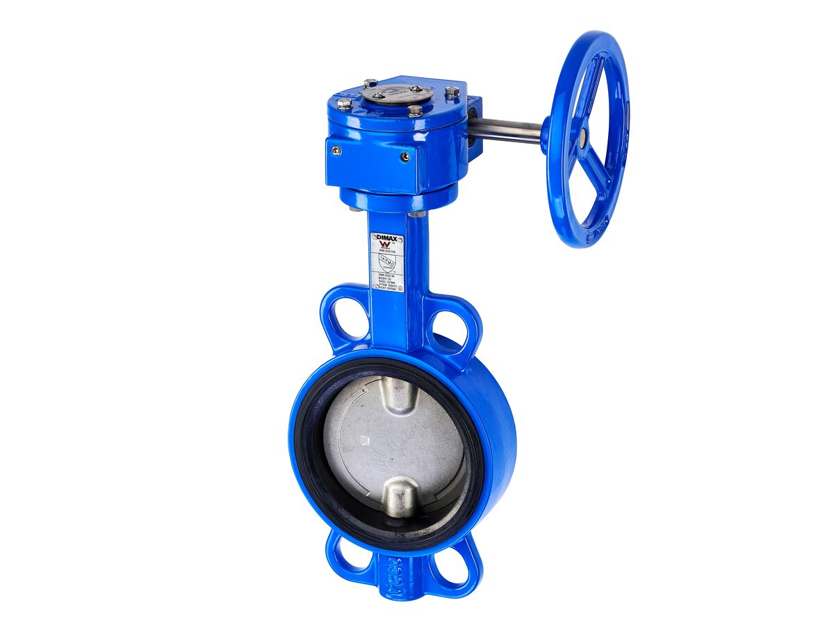 reece Dimax Butterfly Valve Wafer with Gear Operator 125mm