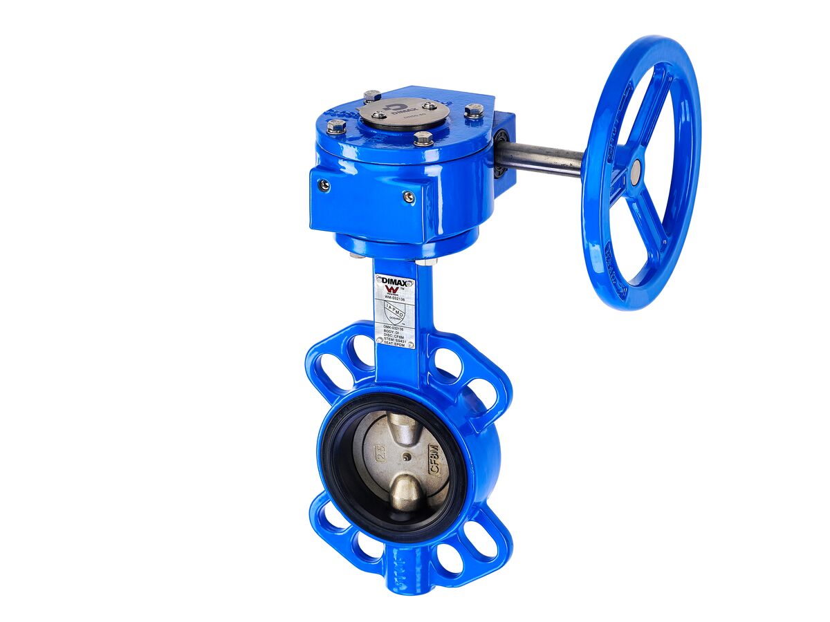 reece Dimax Butterfly Valve Wafer with Gear Operator 65mm