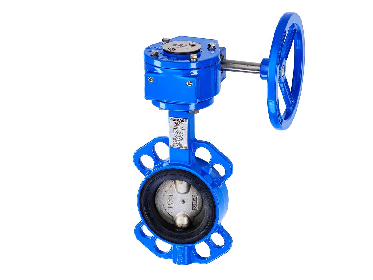 reece Dimax Butterfly Valve Wafer with Gear Operator 80mm