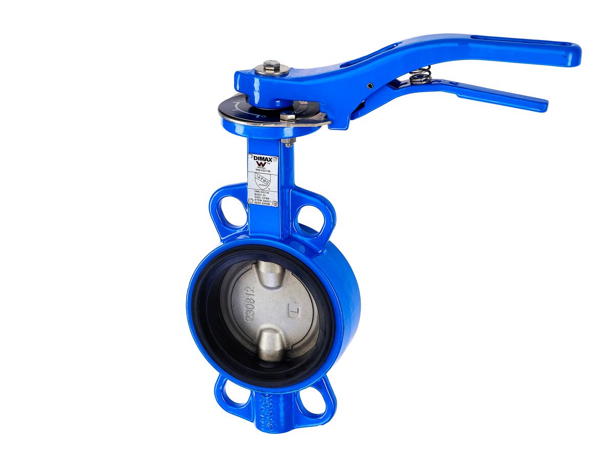 reece Dimax Butterfly Valve Wafer with Handle 100mm