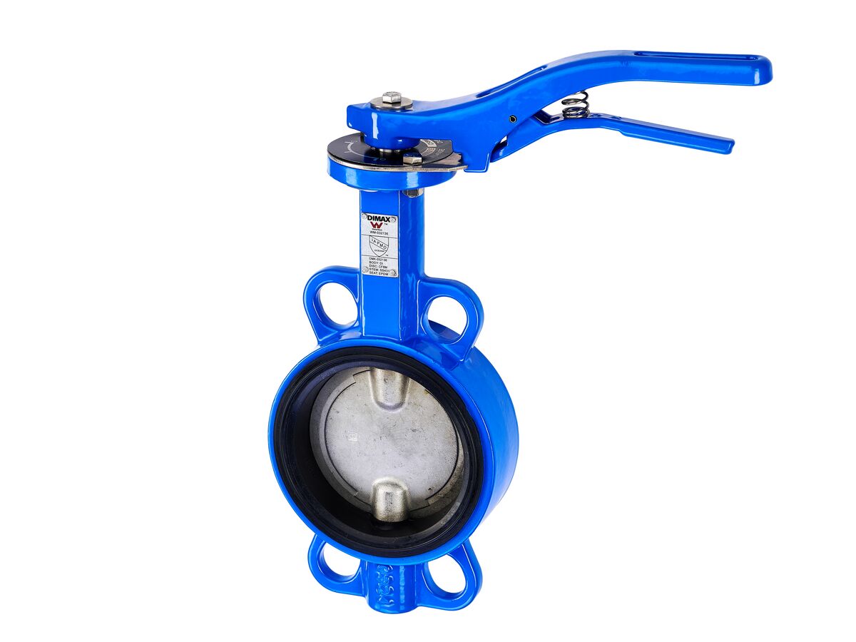 reece Dimax Butterfly Valve Wafer with Handle 125mm
