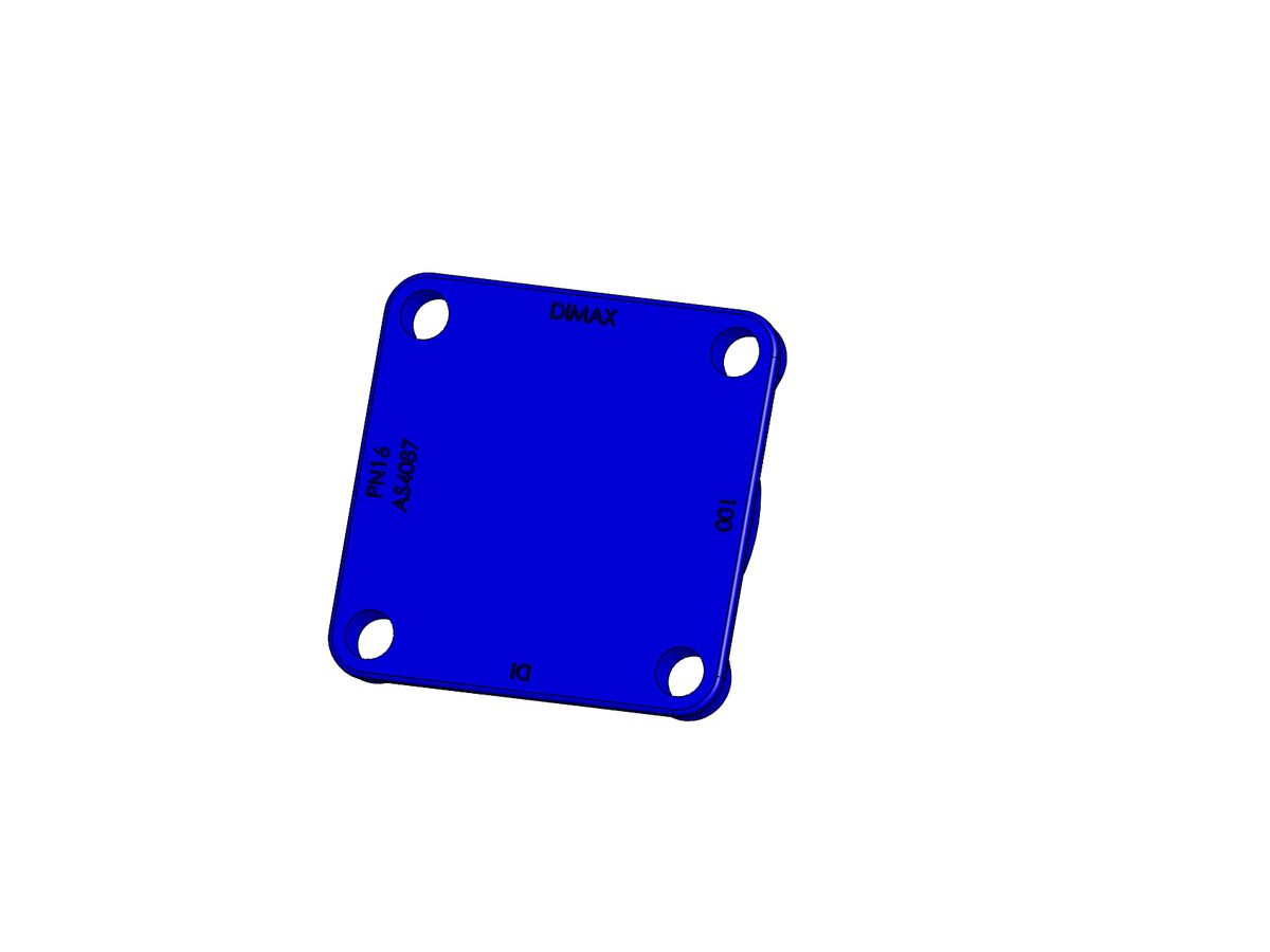 reece Dimax Ductile Iron Blank Flange PN16 B5 100mm