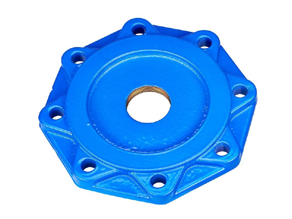 Reece Dimax Ductile Iron Blank Flange PN16 B5 DN150 Tapped Central 50mm (2") BSPF