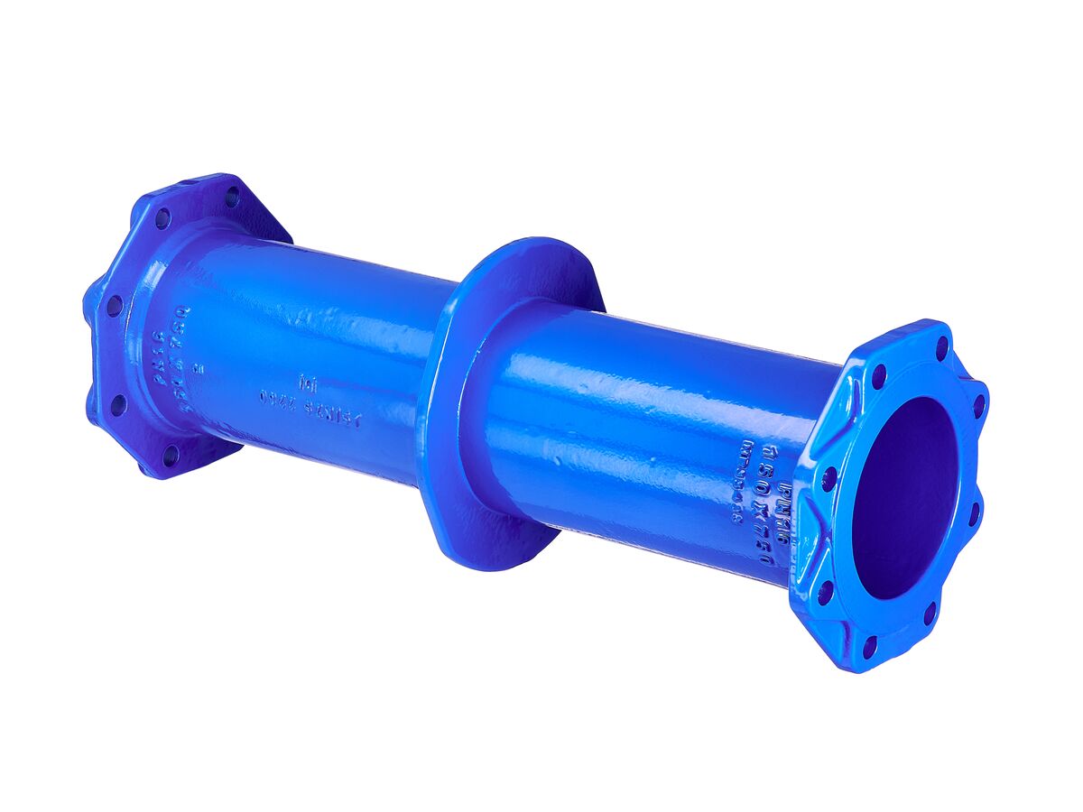 reece Dimax Ductile Iron Connector (Flange x Flange) with Thrust Flange Central PN16 B5 150mm x 750L