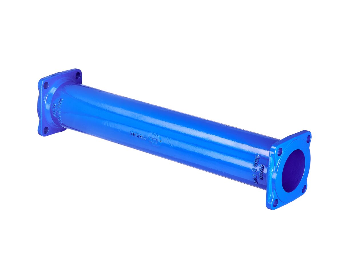 reece Dimax Ductile Iron Connector (Flange x Flange) with Thrust Flange Central PN16 B5 100mm x 750L
