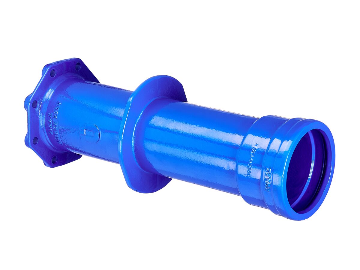 reece Dimax Ductile Iron Connector (Flange x Socket) With Thrust Flange Central PN16 B5 150mm x 600L