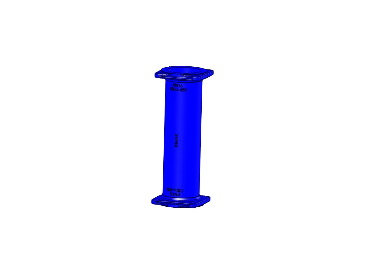 reece Dimax Ductile Iron Hydrant Riser (Flange x Flange) PN16 B5 100mm x 450mm