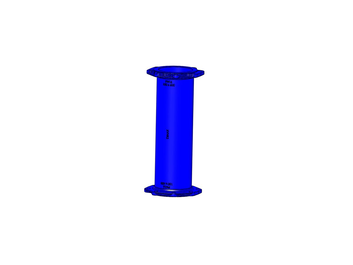 reece Dimax Ductile Iron Hydrant Riser (Flange x Flange) PN16 B5 150mm x 600mm