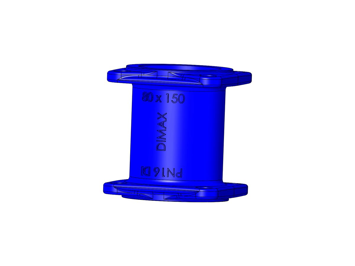 reece Dimax Ductile Iron Hydrant Riser (Flange x Flange) PN16 B5 80mm x 150mm