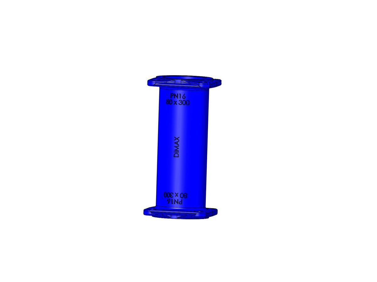 reece Dimax Ductile Iron Hydrant Riser (Flangex Flange) PN16 B5 80mm x 300mm