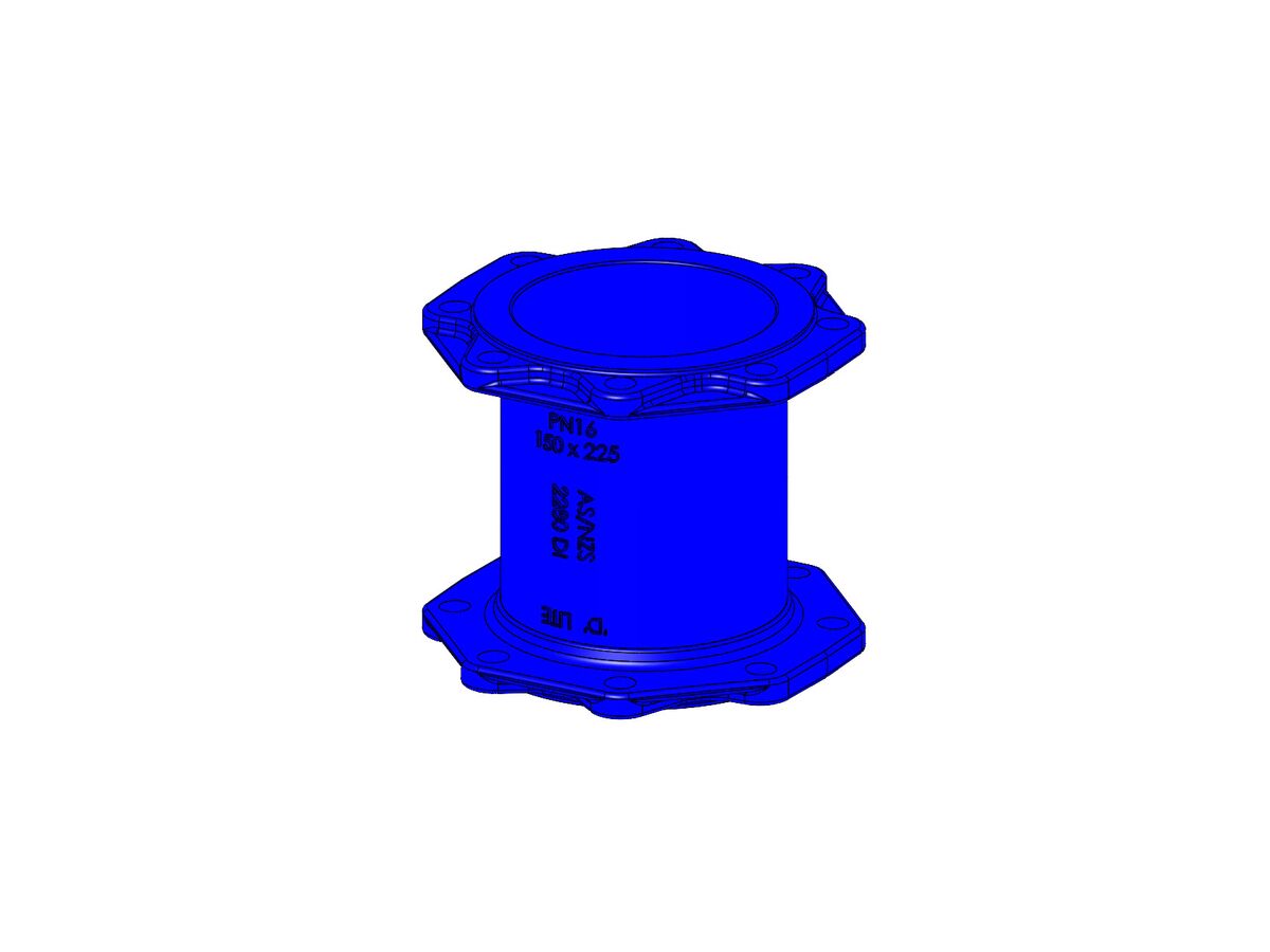 reece Dimax Hydrant Riser Flange - Flange PN16 B5 150mm x 225mm