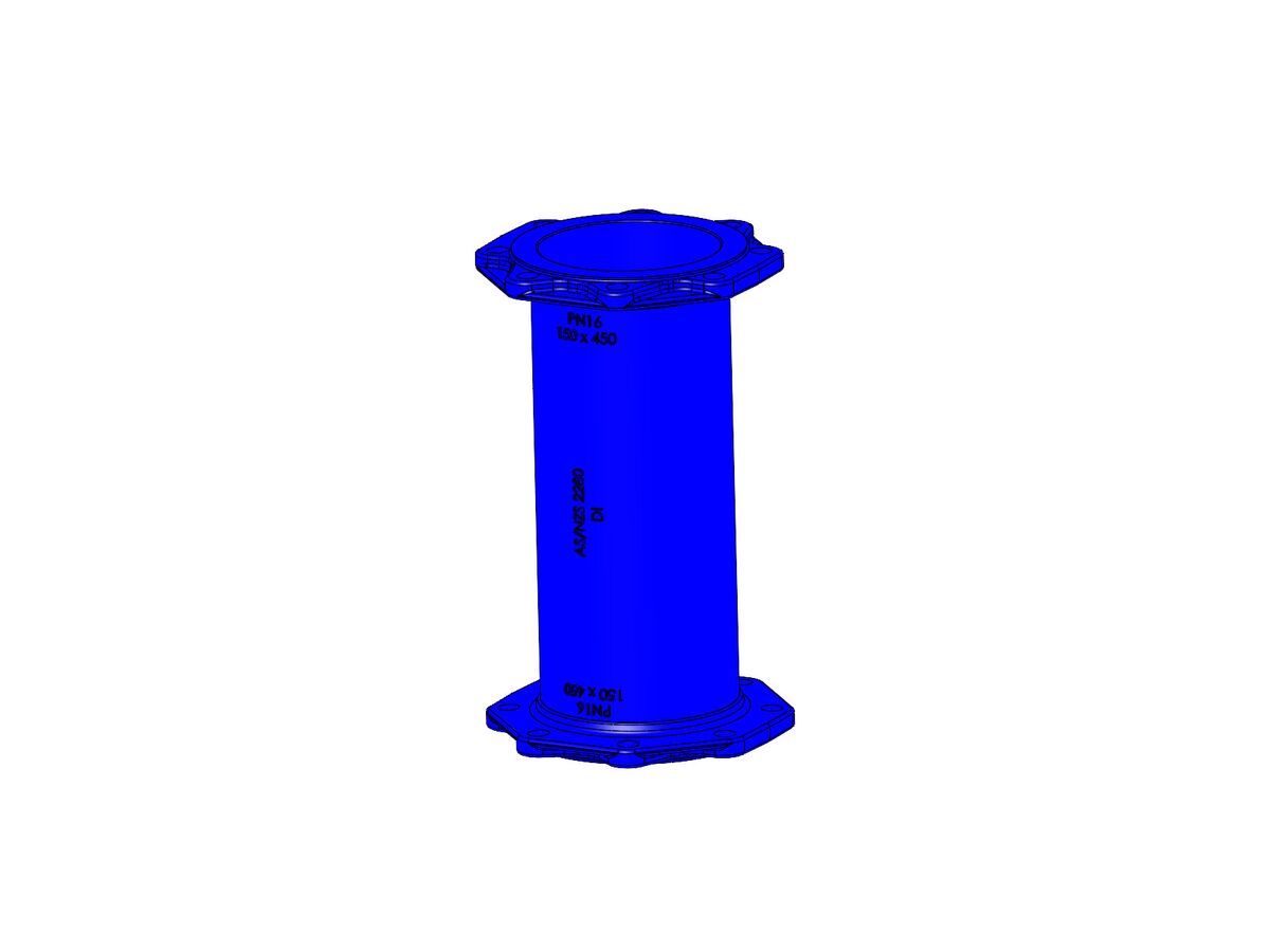 reece Dimax Hydrant Riser Flange - Flange PN16 B5 150mm x 450mm