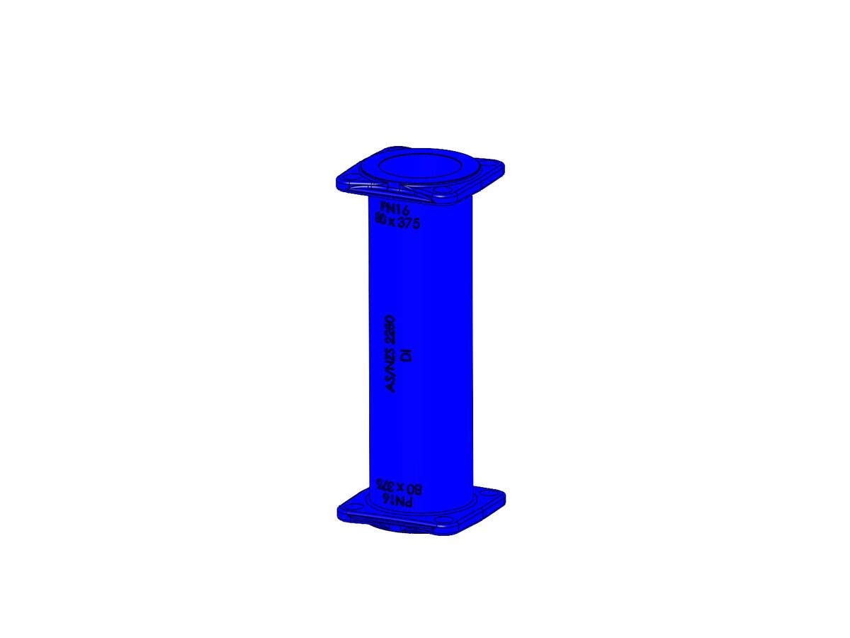 reece Dimax Hydrant Riser Flange - Flange PN16 B5 80mm x 375mm