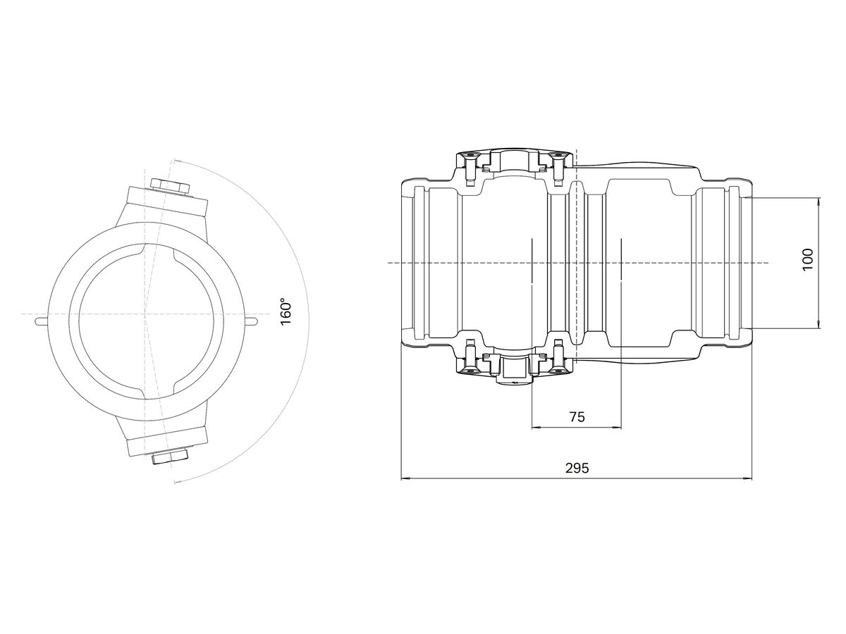 Reece Dimax Maxitap Connector Socket-Socket 100 X 2 X 20