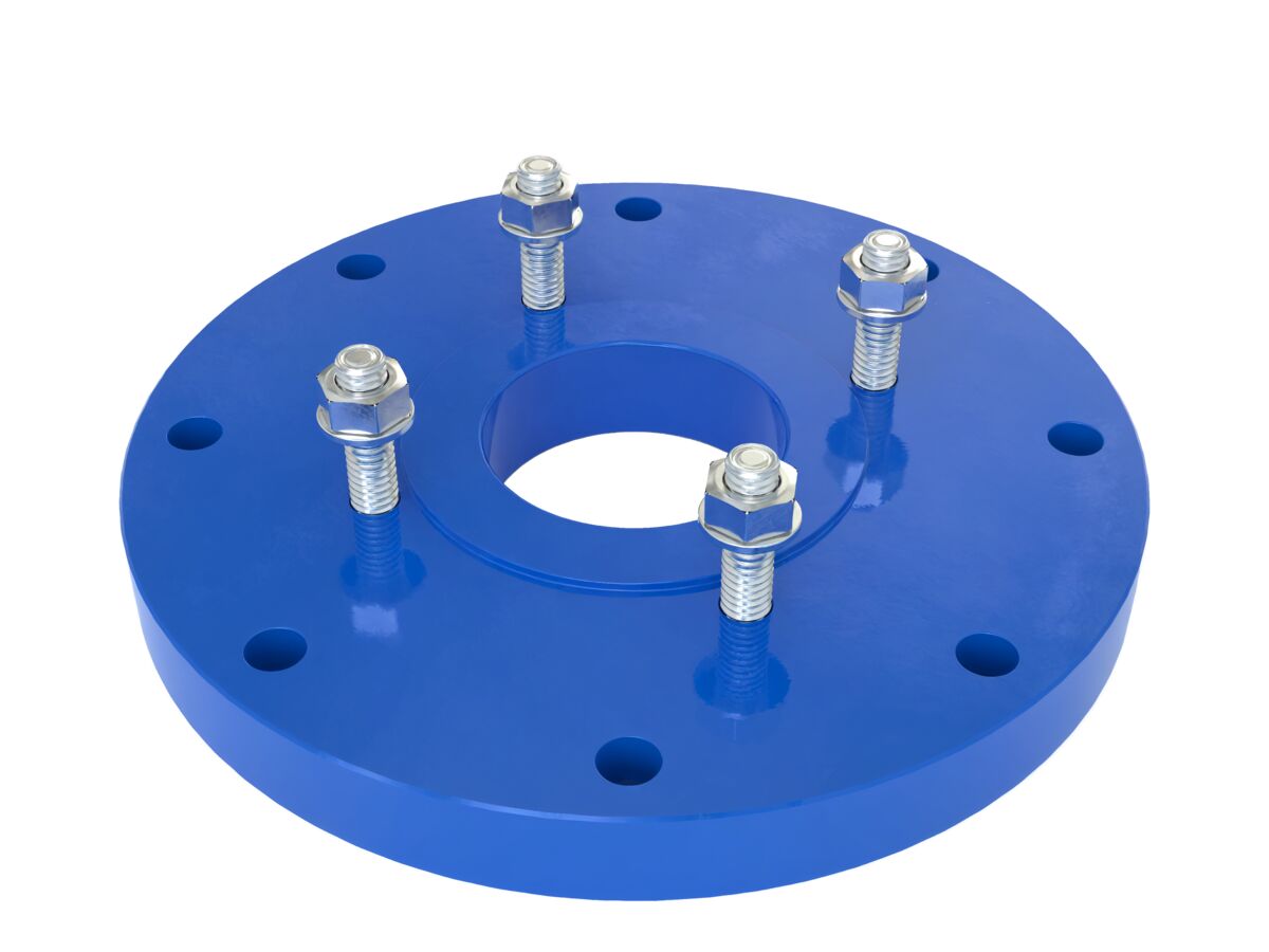 reece Dimax Mild Steel Offtake Flange PN16 B7 200mm x 100mm