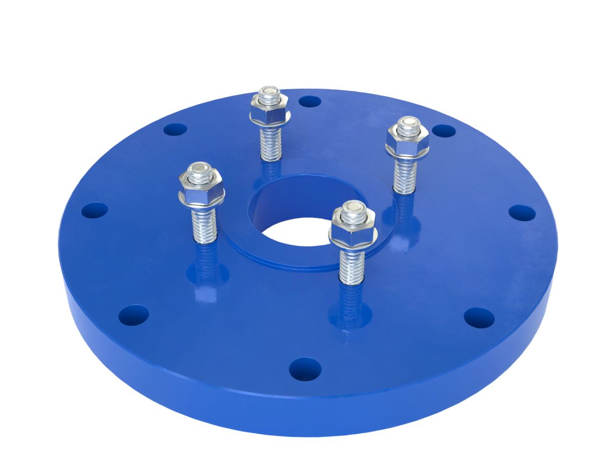 reece Dimax Mild Steel Offtake Flange PN16 B7 200mm x 80mm