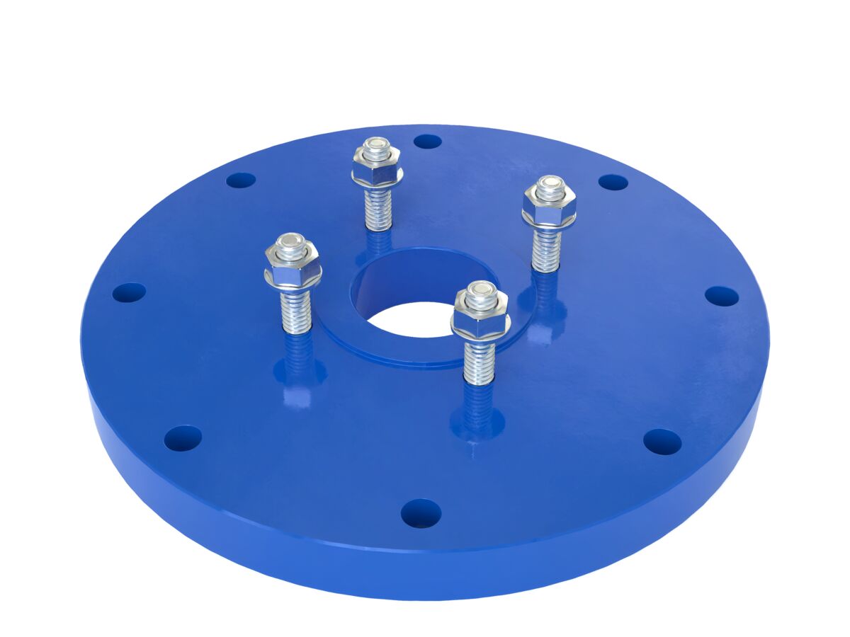 reece Dimax Mild Steel Offtake Flange PN16 B7 225mm x 80mm