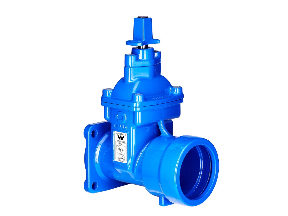 Reece Dimax Resilent Seat Gate Valve PN16 B5 (Flaneg - Socket) 100mm Anti Clockwise Close