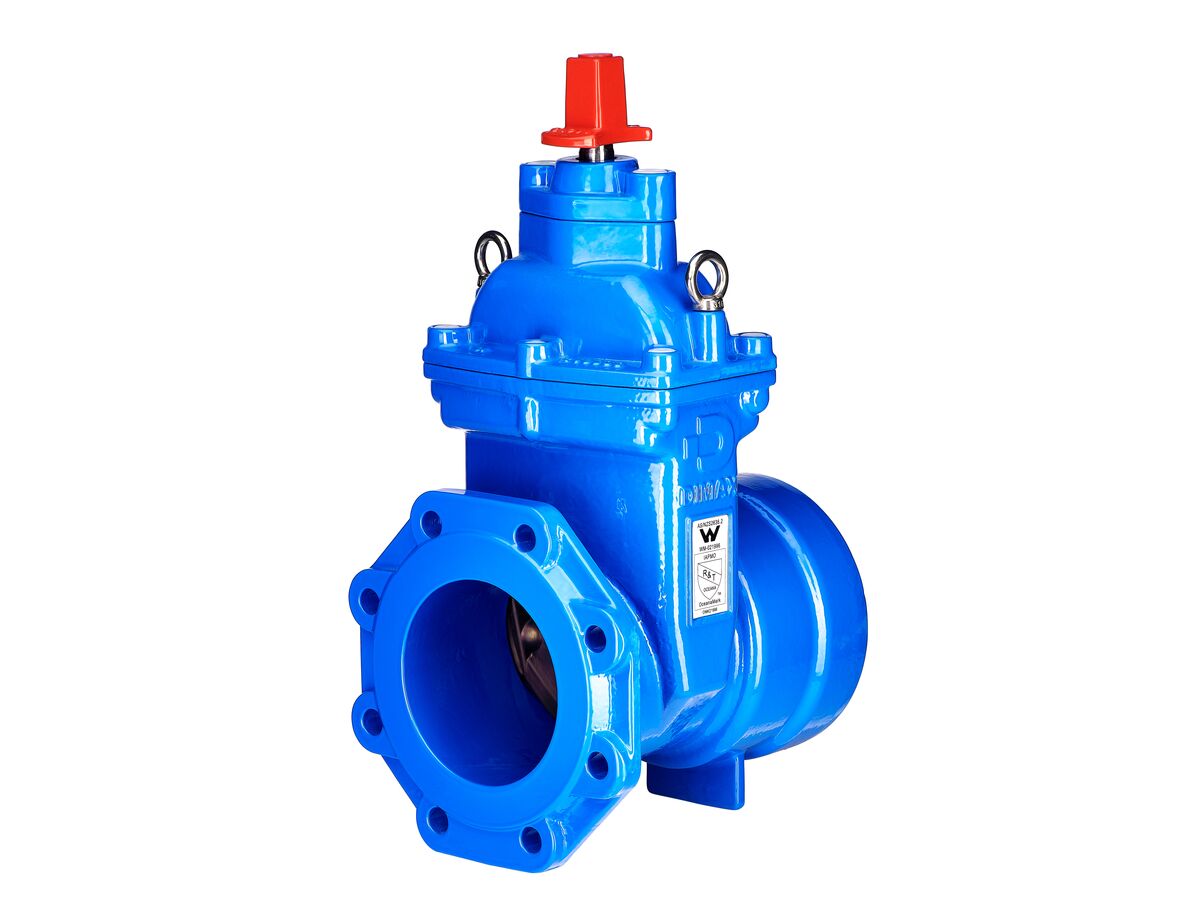 reece Dimax Resilent Seat Gate Valve PN16 B5 (Flaneg - Socket) 150mm Anti Clockwise Close