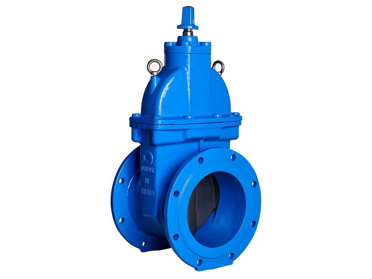 reece Dimax Resilient Seat Gate Valve (Flange x Flange) PN16 B5 225mm Clockwise Close