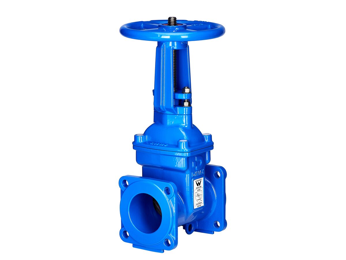 reece Dimax Resilient Seat Gate Valve OS&Y PN16 B5 100mm Clockwise Close