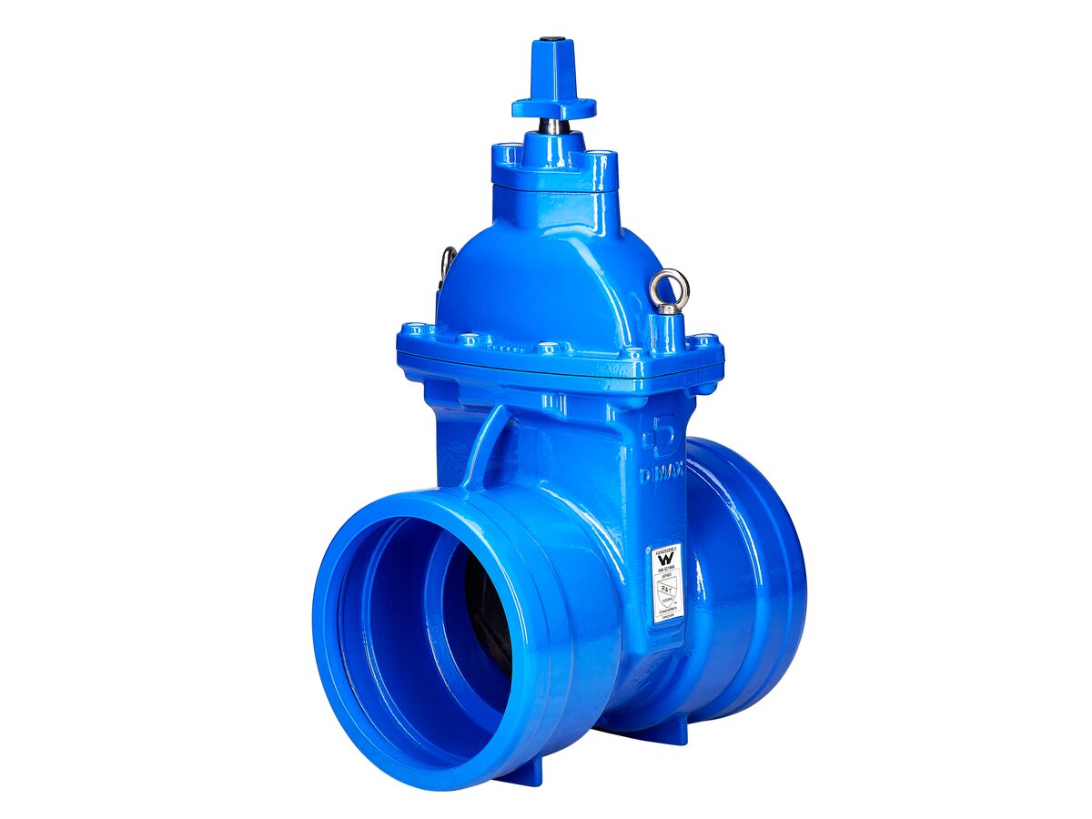 reece Dimax Resilient Seat Gate Valve PN16 (Socket - Socket) 225mm Anti Clockwise Close