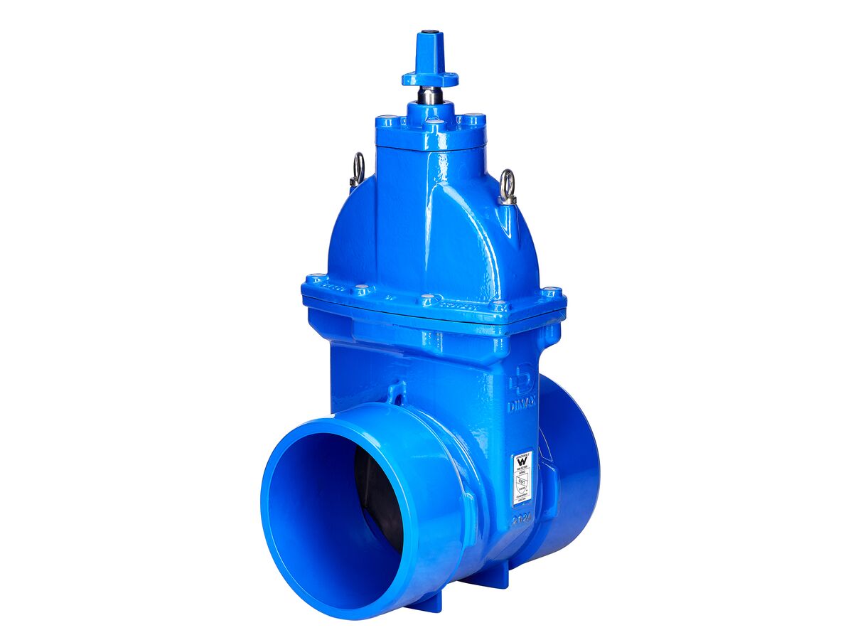 reece Dimax Resilient Seat Gate Valve PN16 (Spigot - Spigot) 250mm Anti Clockwise Close
