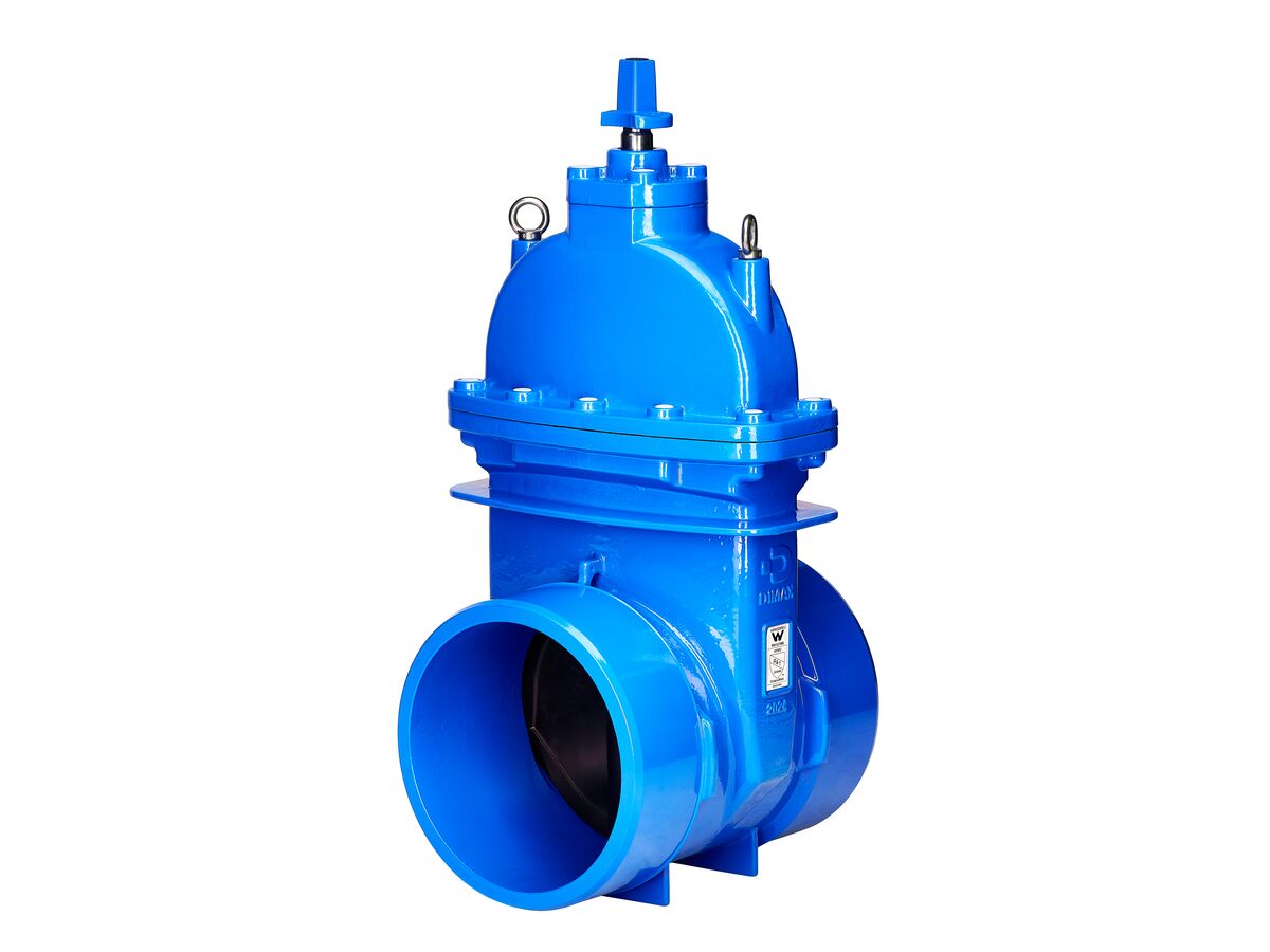 reece Dimax Resilient Seat Gate Valve PN16 (Spigot - Spigot) 300mm Anti Clockwise Close