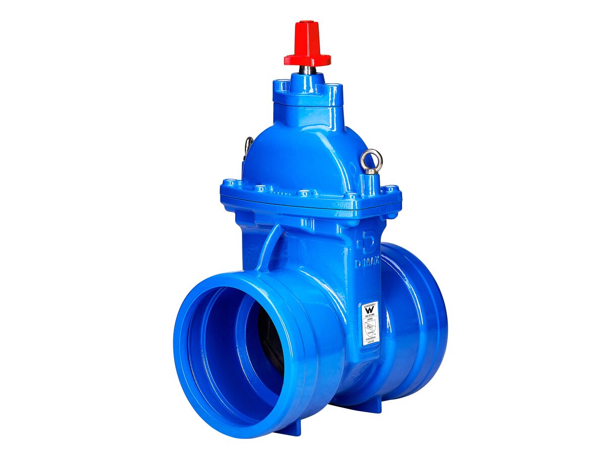 reece Dimax Resilient Seat Gate Valve (Socket x Socket) PN16 150mm Clockwise Close