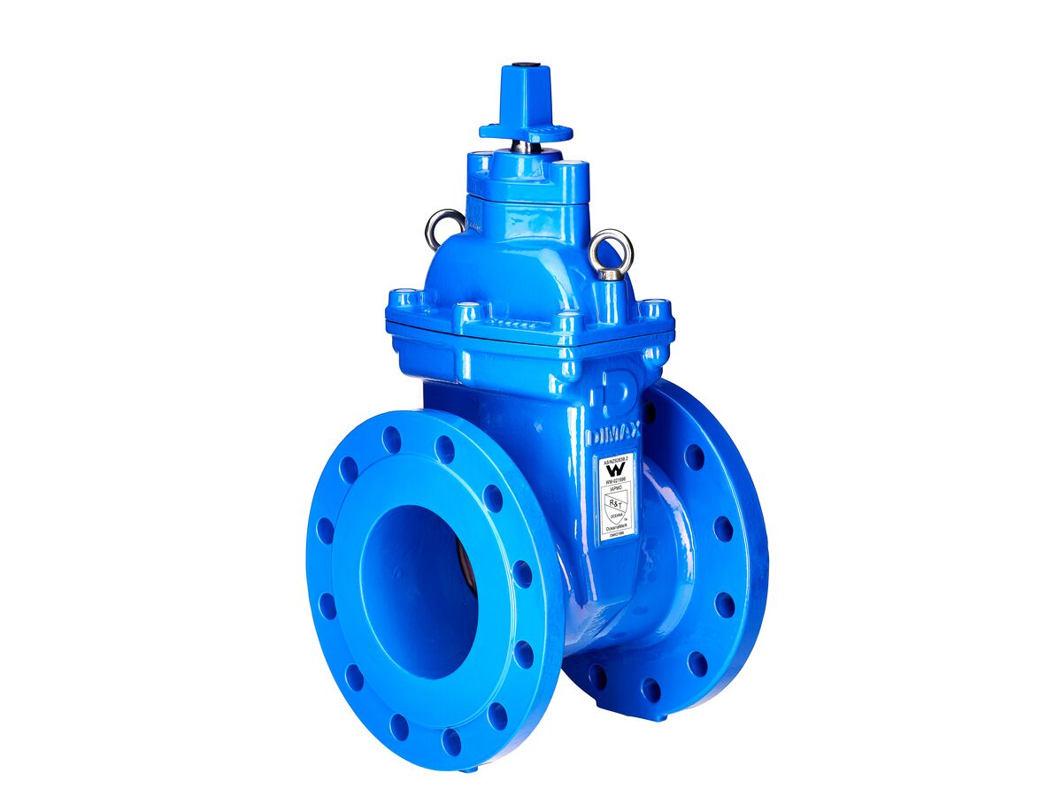 reece Dimax Resilient Seated Gated Valve PN25 B6 (Flange x Flange) 200mm Anticlockwise Close